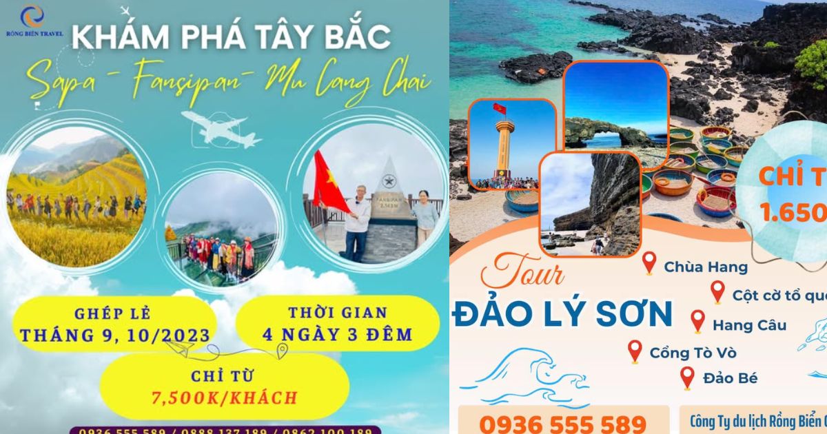 Rồng biển travel - Top 10 Công ty uy tín ở Quảng Ngãi 