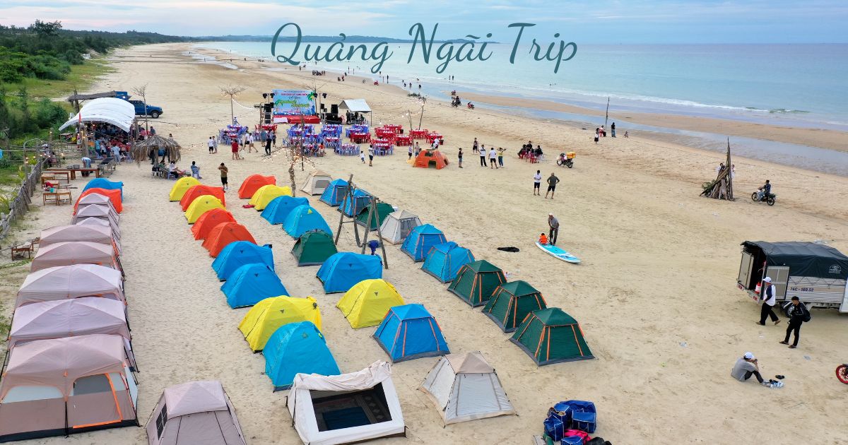 Mở phố đi bộ ở bãi biển đẹp nhất Quảng Ngãi